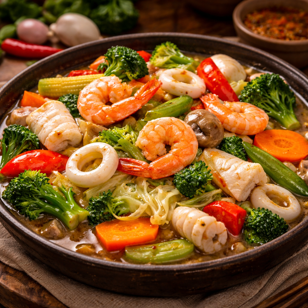 Capcay Seafood