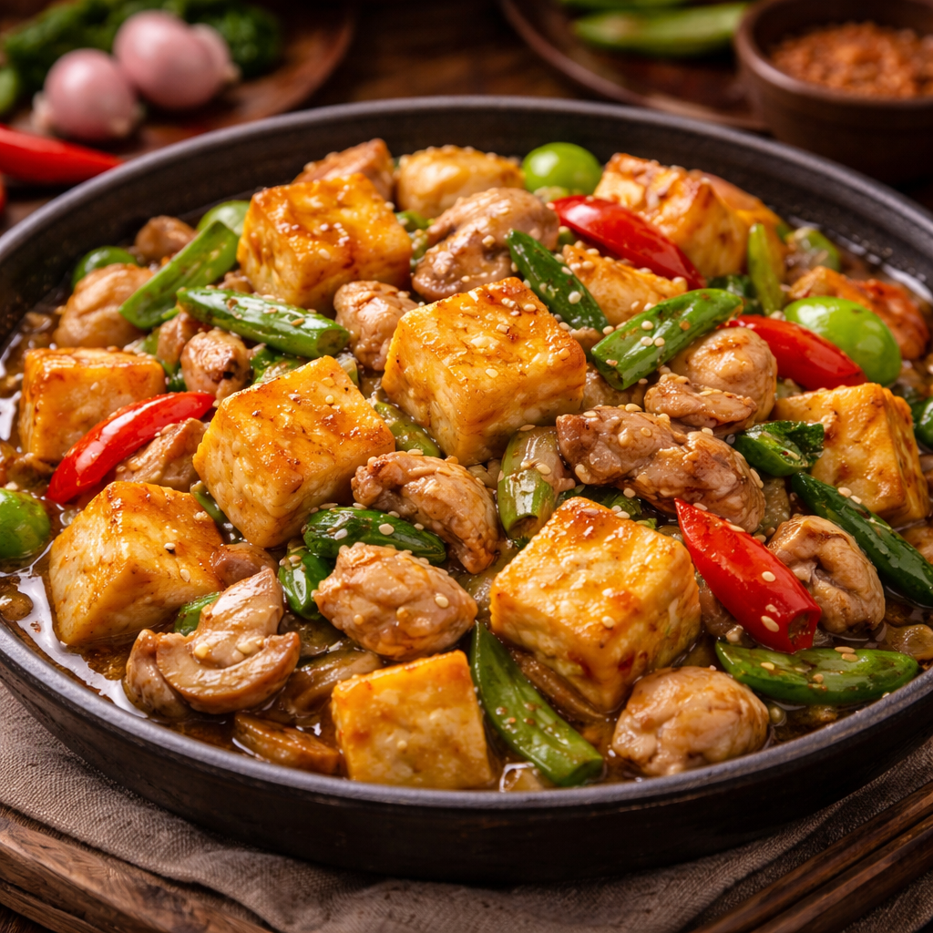 Tahu Jepang Tumis Ayam