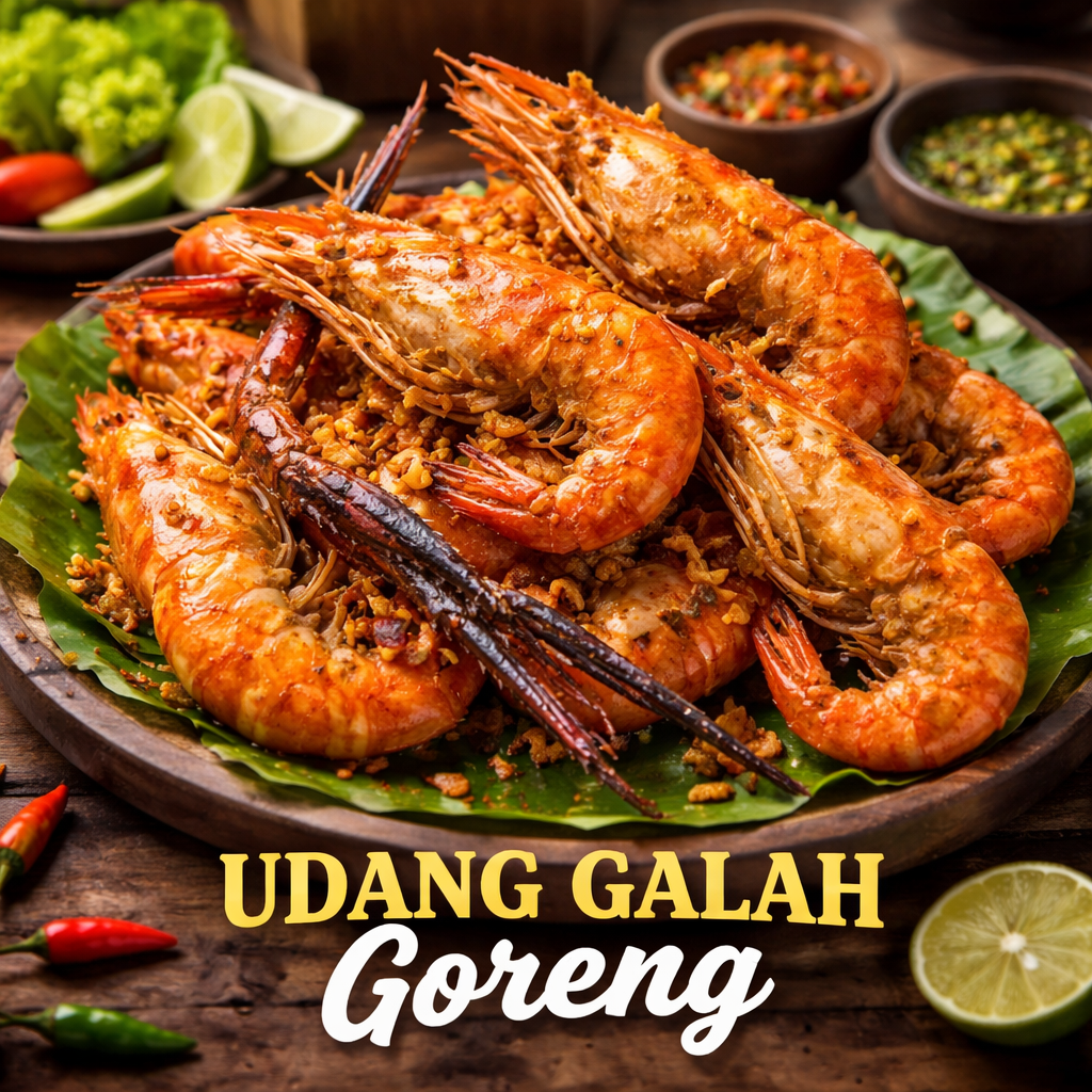 Udang Galah Goreng 2,5 Ons